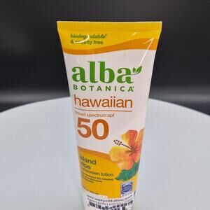 alba BOTANICA hawaiian broad spectrum spf 50 island vibe